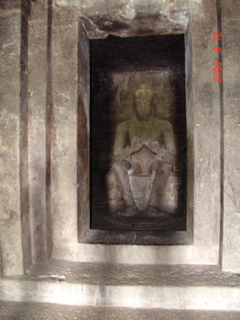 buddha in pralampadasana